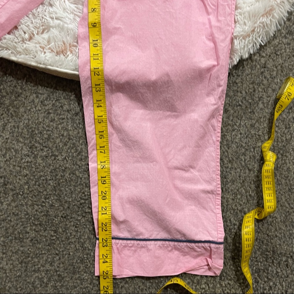 J. Crew cotton pajama set, pink - size Med. - Picture 5 of 8